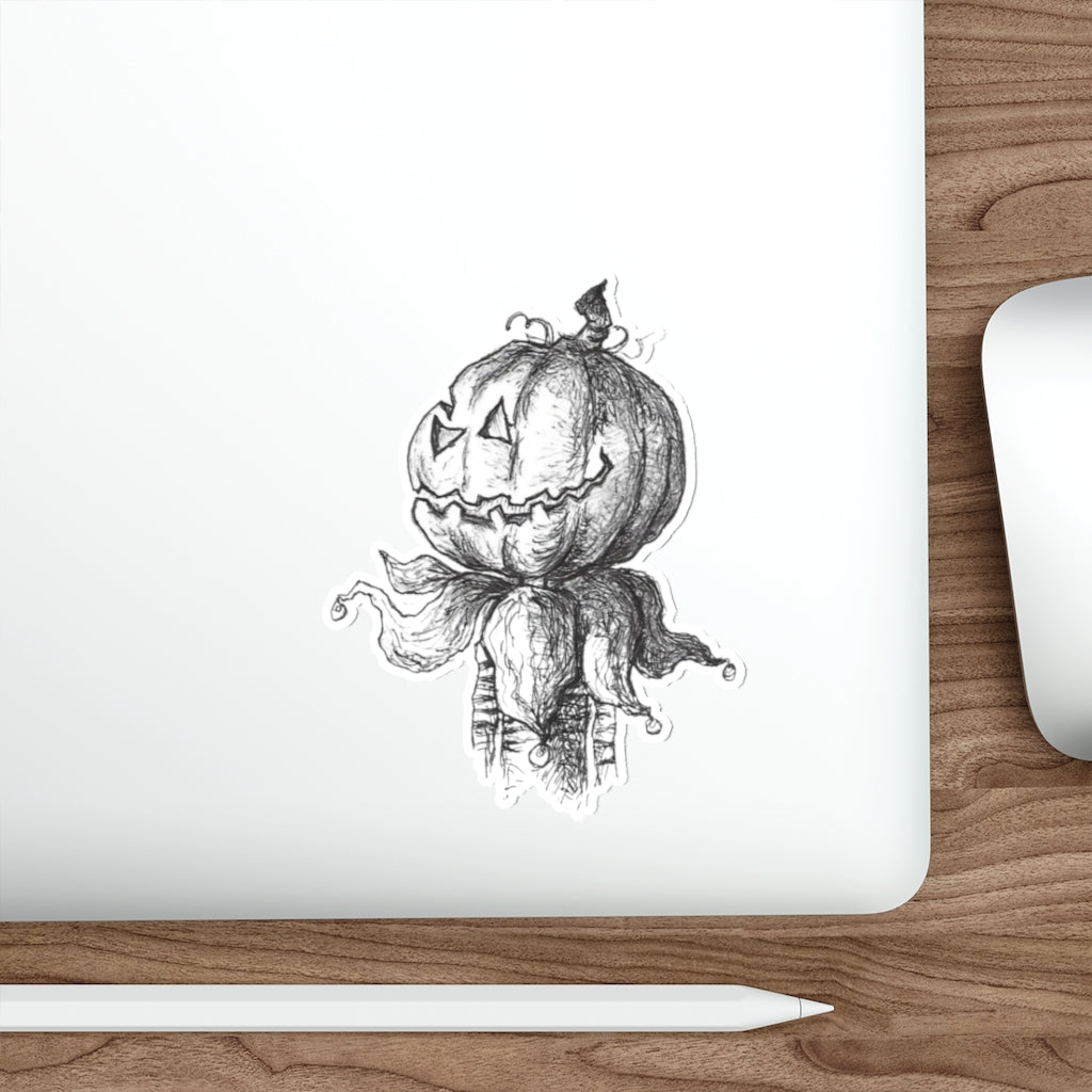 PUMPKIN JACK Halloween Vinyl Indoor & Outdoor Die-Cut Sticker