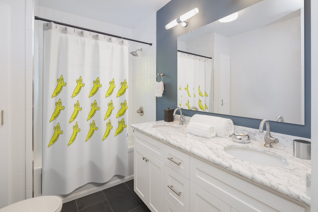 Banana Shower Curtain by The Dumb Banana - It's not a bathroom without a banana!!!