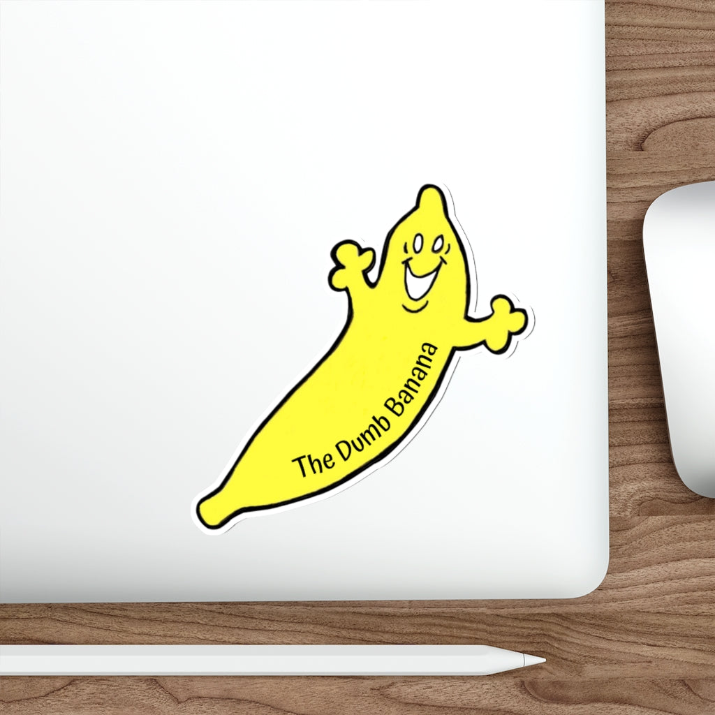 The Dumb Banana Vinyl Outdoor & Indoor Die-Cut Sticker