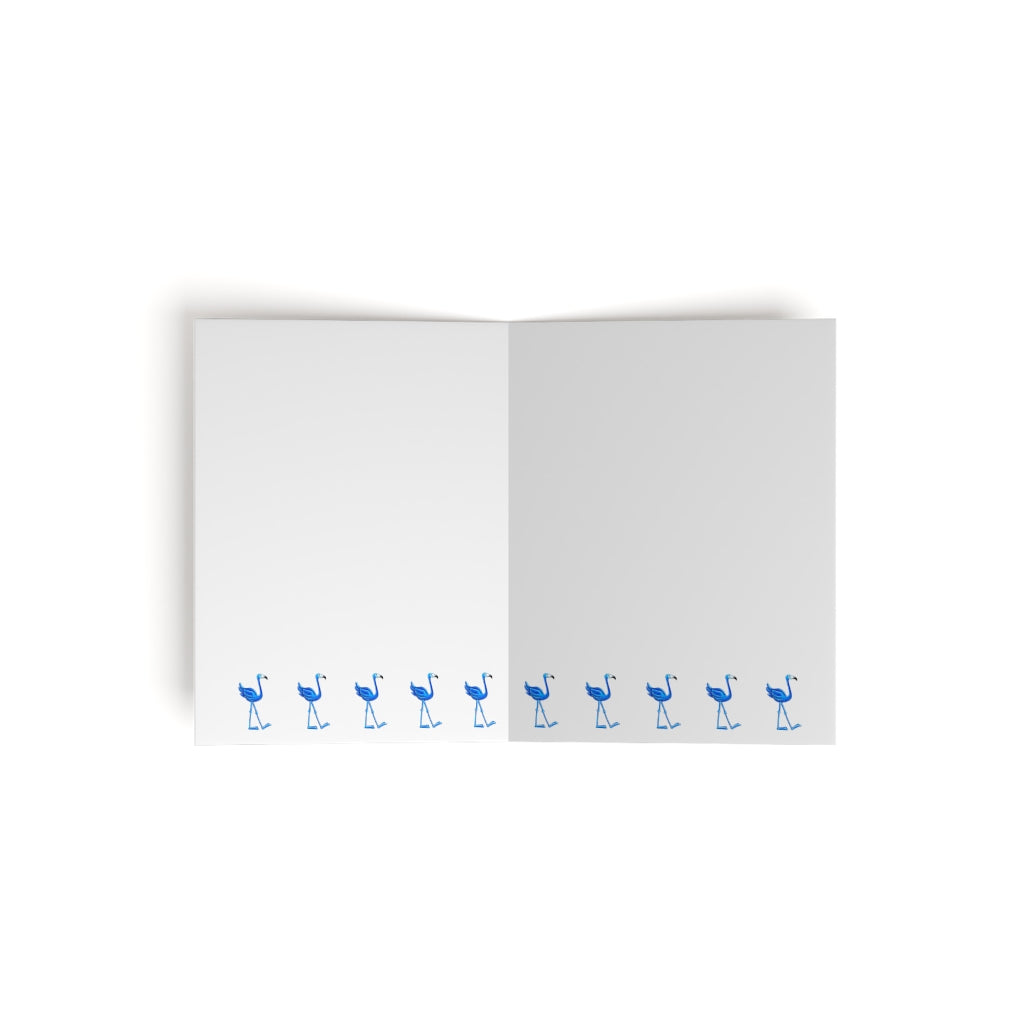 "MARSHMALLOW SEEDS ARE THE BEST" Greeting Card Set by Lu Lu The Blue Flamingo