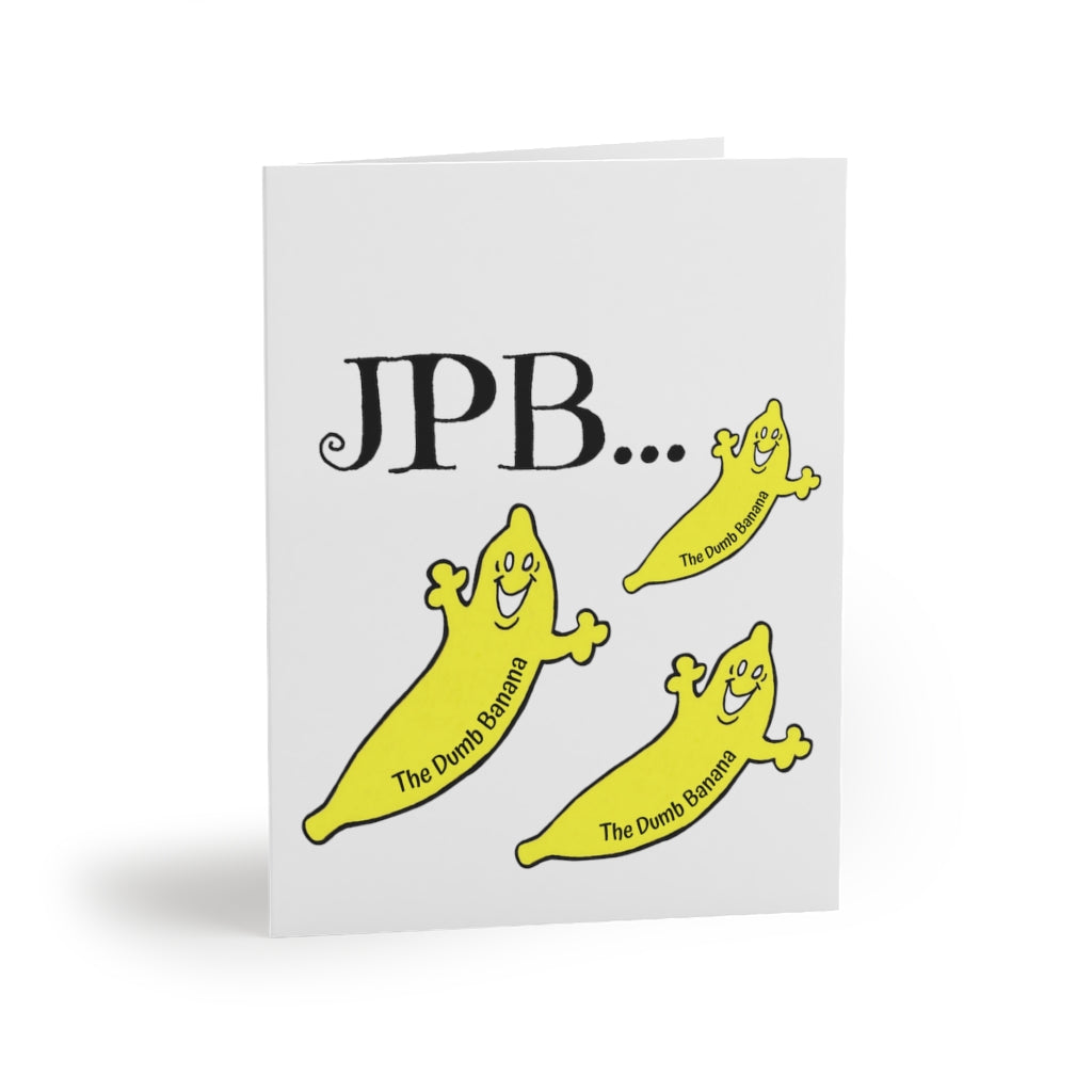 "JPB - JUST PLAIN BANANAS!!!" Greeting Card Set by The Dumb Banana