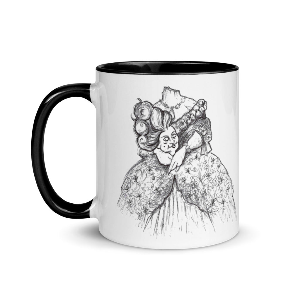 "Let them eat cake and I'll drink coffee!!!" ~ The incredible Headless Marie Antoinette Coffee Mug for all cake and coffee lovers!!!