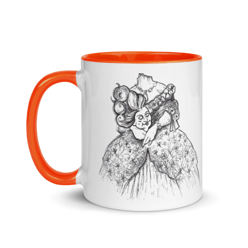 "Let them eat cake and I'll drink coffee!!!" ~ The incredible Headless Marie Antoinette Coffee Mug for all cake and coffee lovers!!!