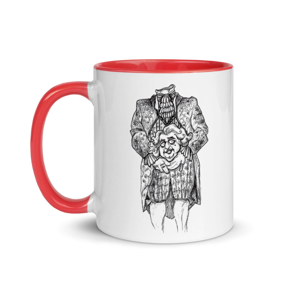 "It's really quite simple... the blade drops and your head pops off like a cork!" ~ Headless Louis XVI Coffee Mug