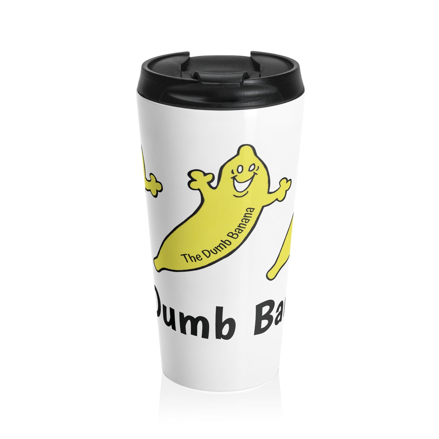 THE DUMB BANANA 15oz Stainless Steel Travel Mug - The mug that Marco Polo wished he had!!!