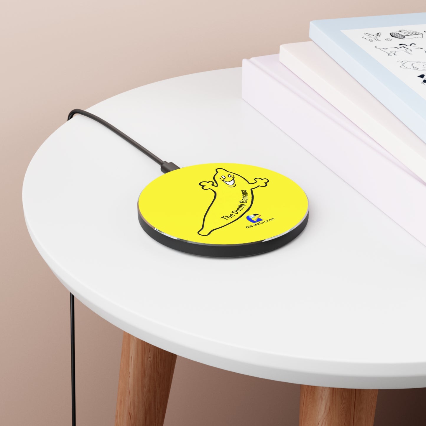 The Dumb Banana Wireless Phone Charger in Yellow - It's simply amazing!!!