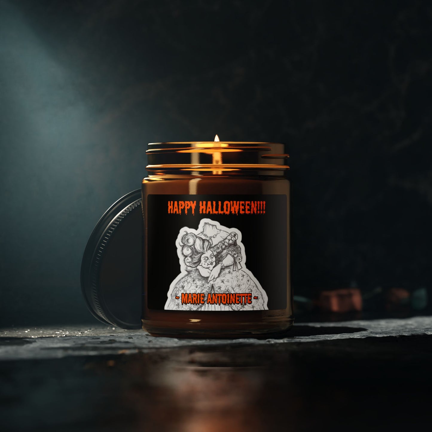 The Headless Marie Antoinette's HAPPY HALLOWEEN Scented 9oz Soy Candle Collection