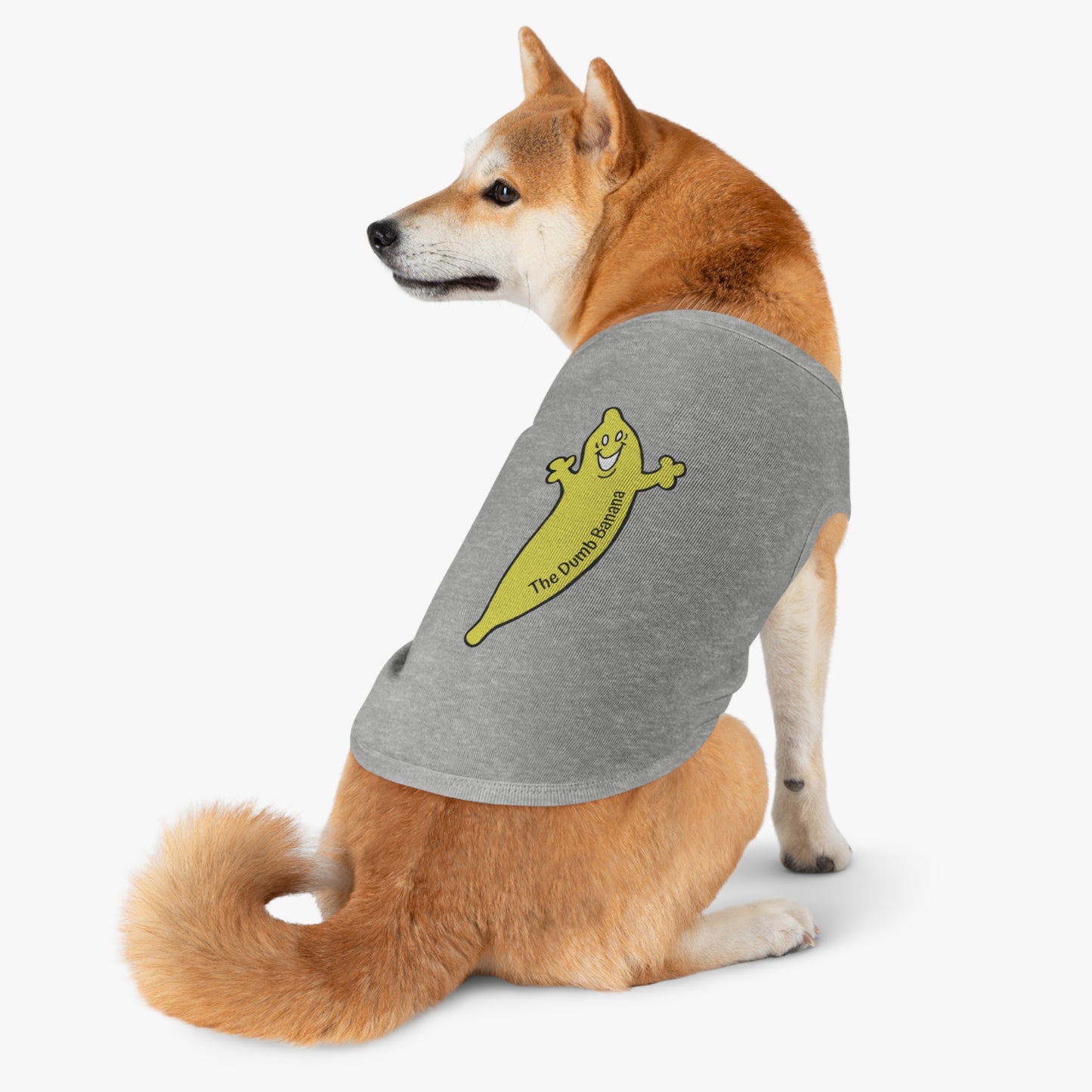 The Dumb Banana Pet Tank Top - For all dogs who love going in banana style and looking good!!!