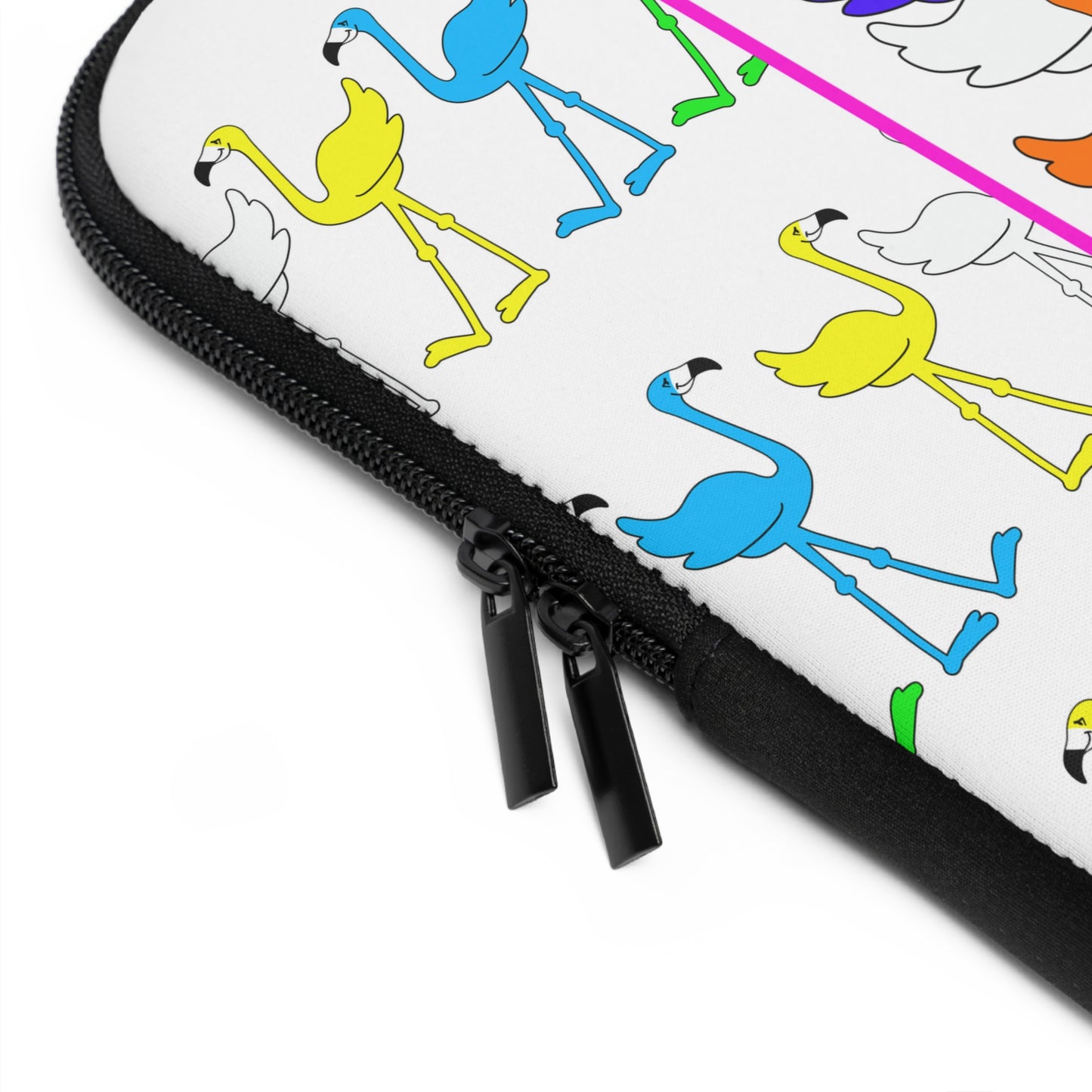 Rainbow Flamingos Come In All Colors Laptop Sleeve