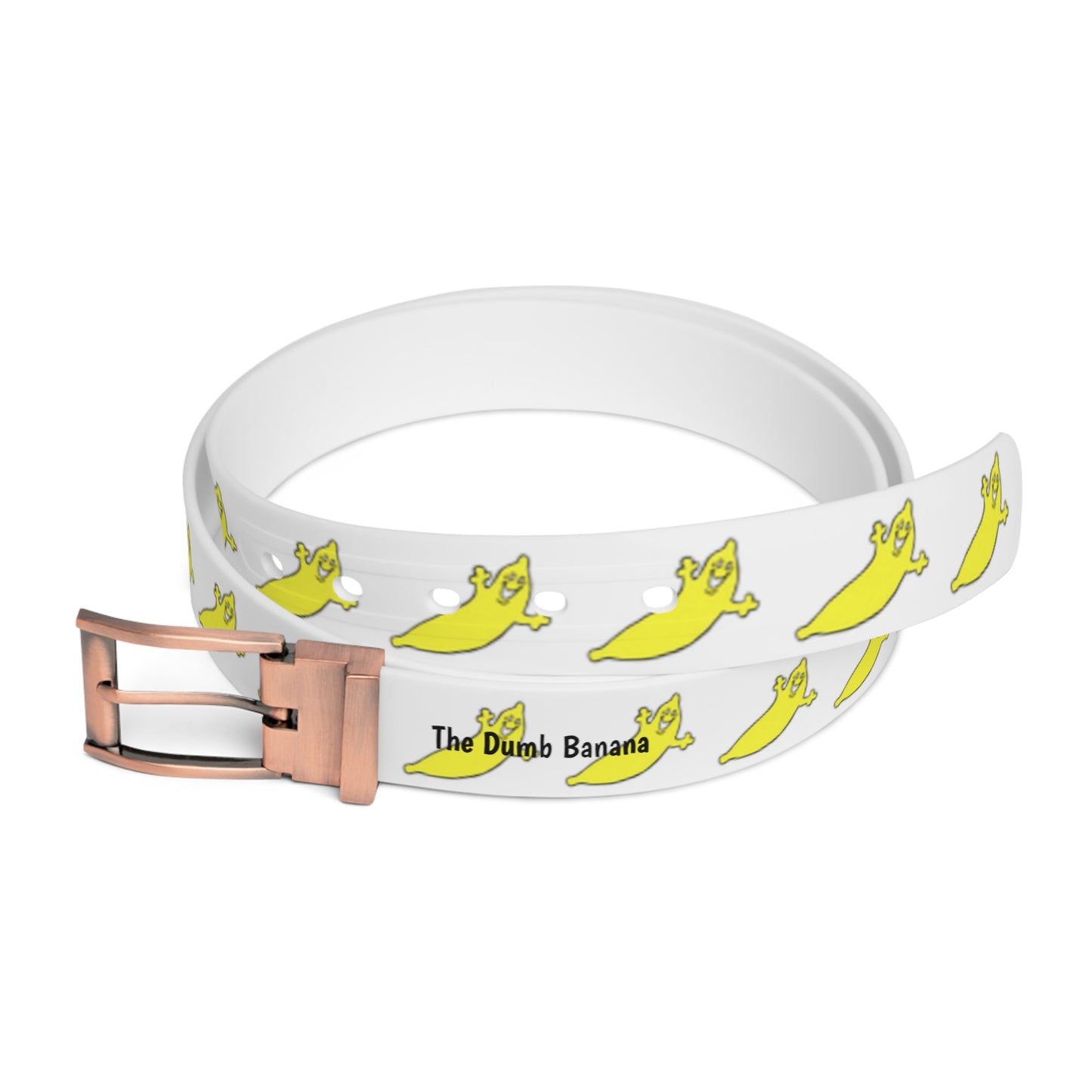 THE DUMB BANANA BELT in White by The Dumb Banana - It's a groovy banana for sure!!!