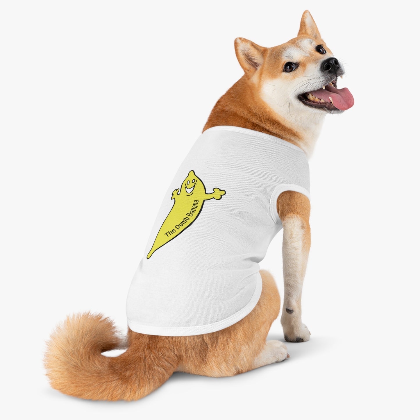 The Dumb Banana Pet Tank Top - For all dogs who love going in banana style and looking good!!!