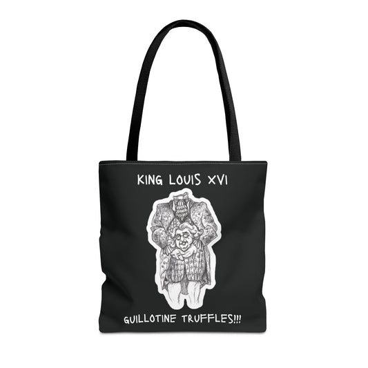 KING LOUIS XVI - "Guillotine Truffles!!!" Trick or Treat Candy Tote Bag