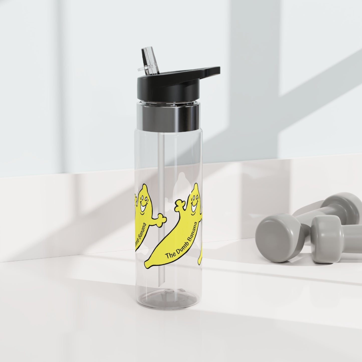 THE DUMB BANANA 20oz Sport Water Bottle by Kensington Tritan - The banana of all water bottles!!!