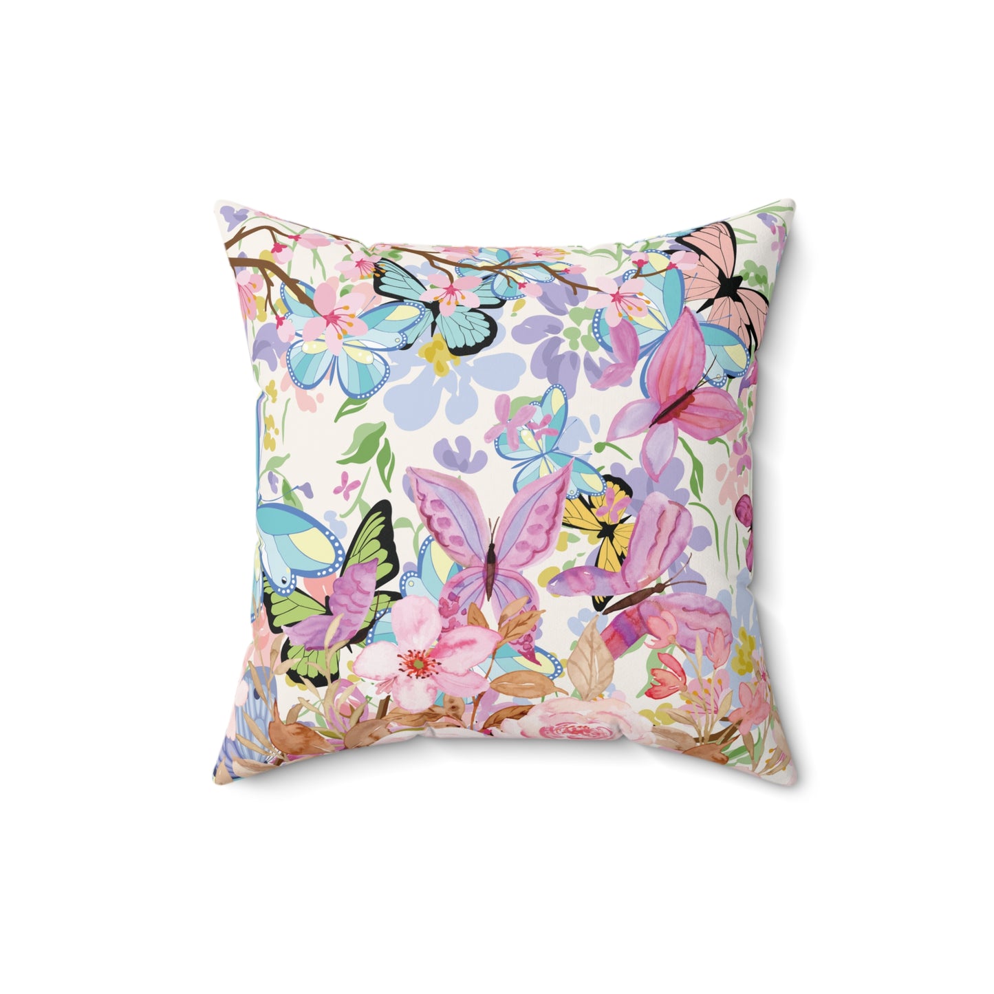 Spring Butterflies Square Accent Pillow from Miss Daisy's Spring Collection