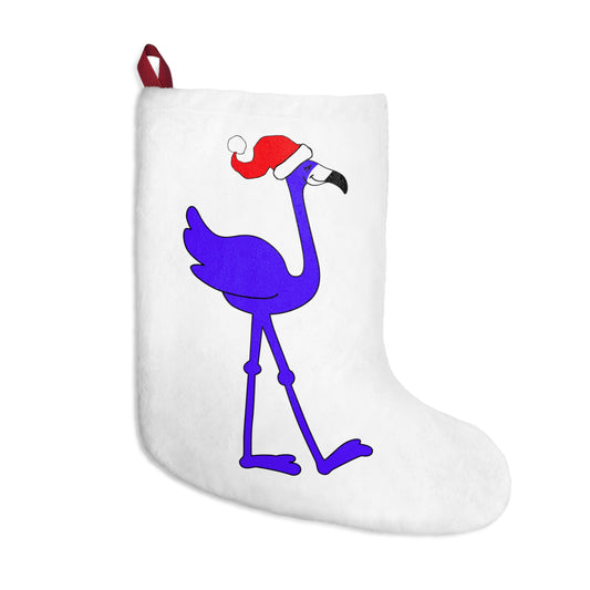 LU LU THE BLUE FLAMINGO Christmas Stocking