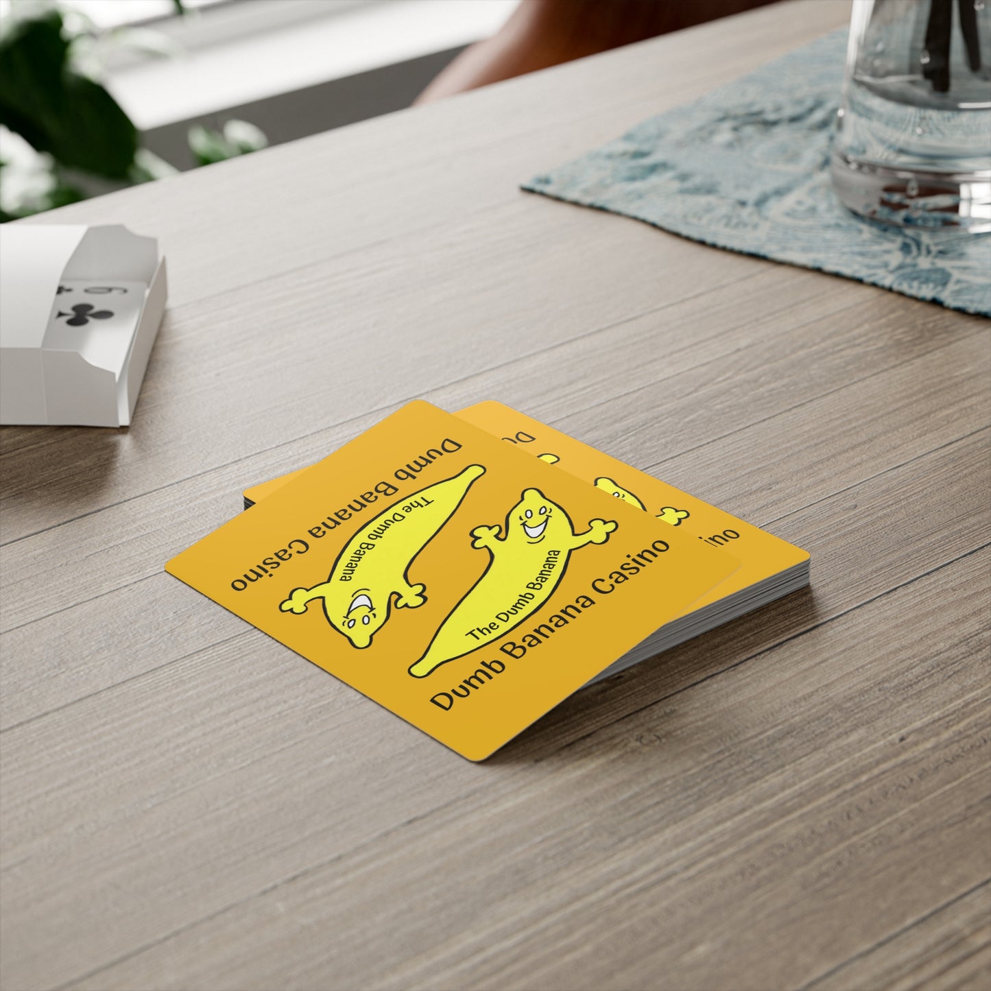 The classic Dumb Banana Casino Poker Cards in Yellow