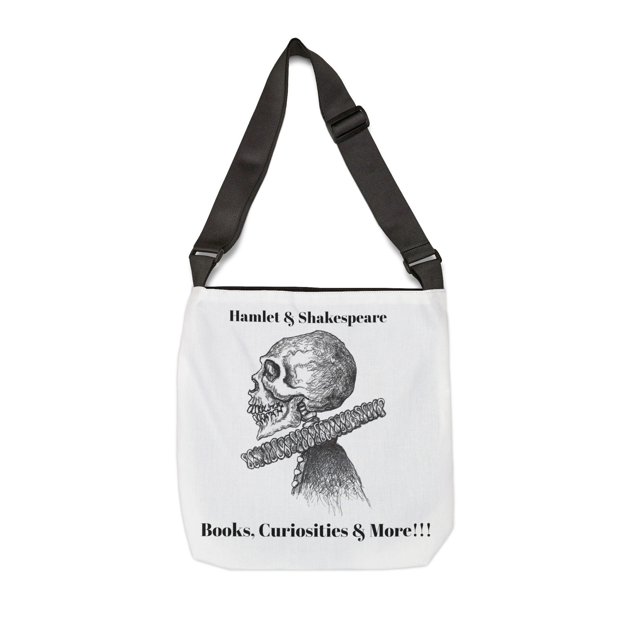 To Be or Not to Be Shakespeare store Hamlet Embroidered Canvas Messenger Bag