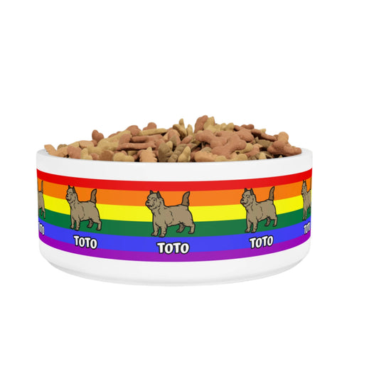 Toto's Rainbow Pet Bowl - All pets deserve love and only the best!!!