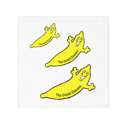 "Three Dumb Bananas are never a crowd" Bathroom Face Towel - The more bananas the better!!!