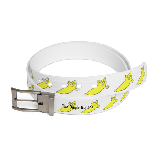 THE DUMB BANANA BELT in White by The Dumb Banana - It's a groovy banana for sure!!!