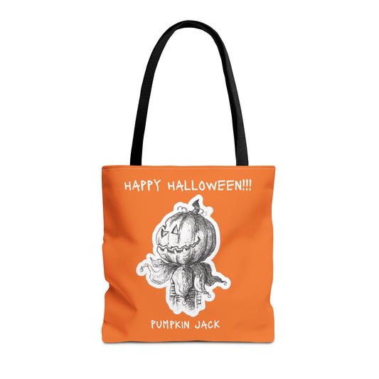 PUMPKIN JACK!!! - The Happy Halloween Trick or Treat Candy Tote Bag