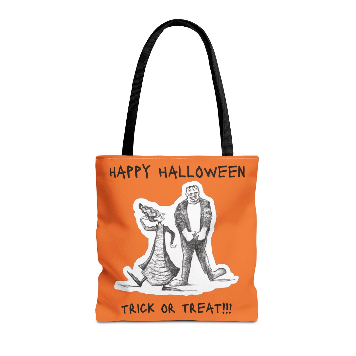 Halloween Disco Fever with the Frankenstein's!!! - The Happy Halloween Trick or Treat Candy Tote Bag