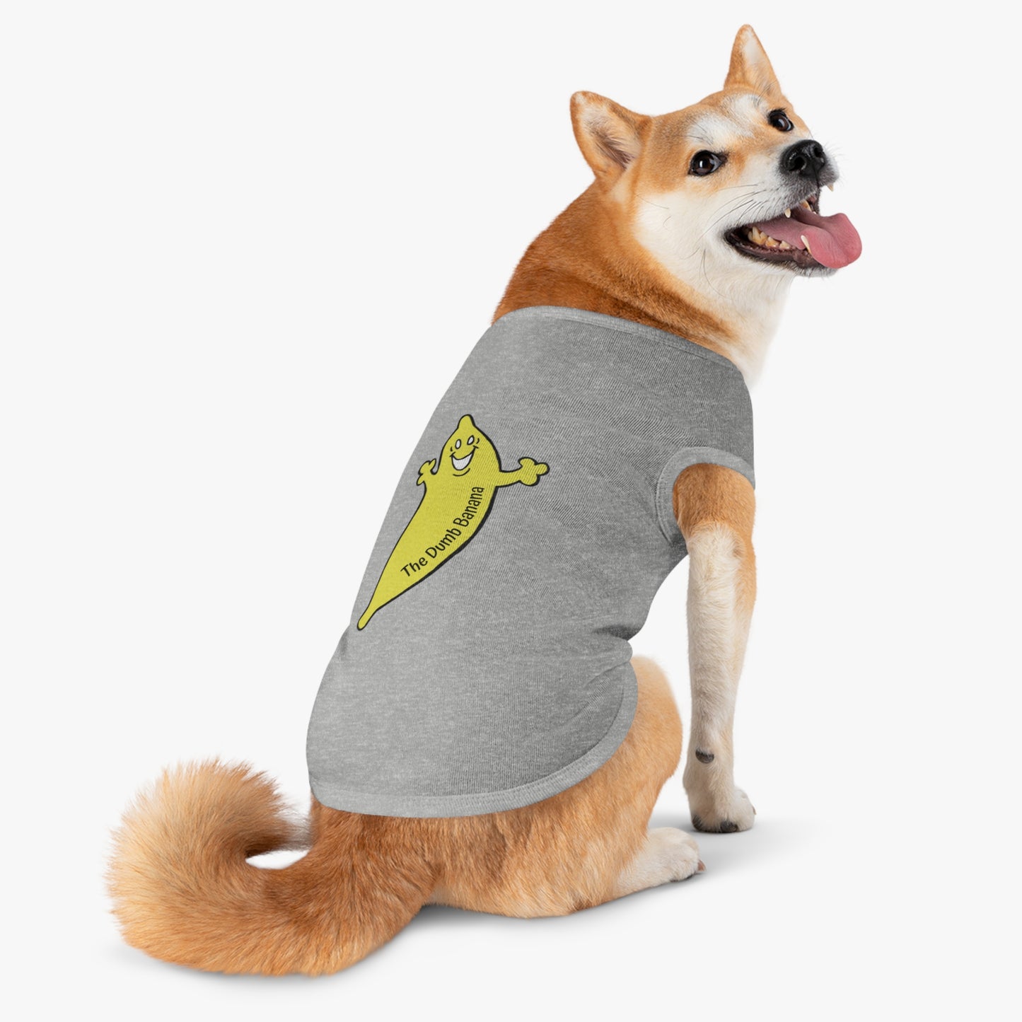 The Dumb Banana Pet Tank Top - For all dogs who love going in banana style and looking good!!!