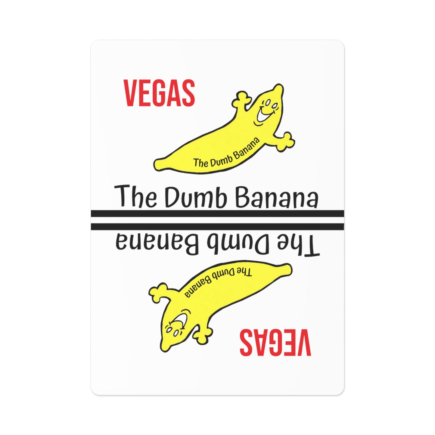 The Dumb Banana Vegas Poker Cards