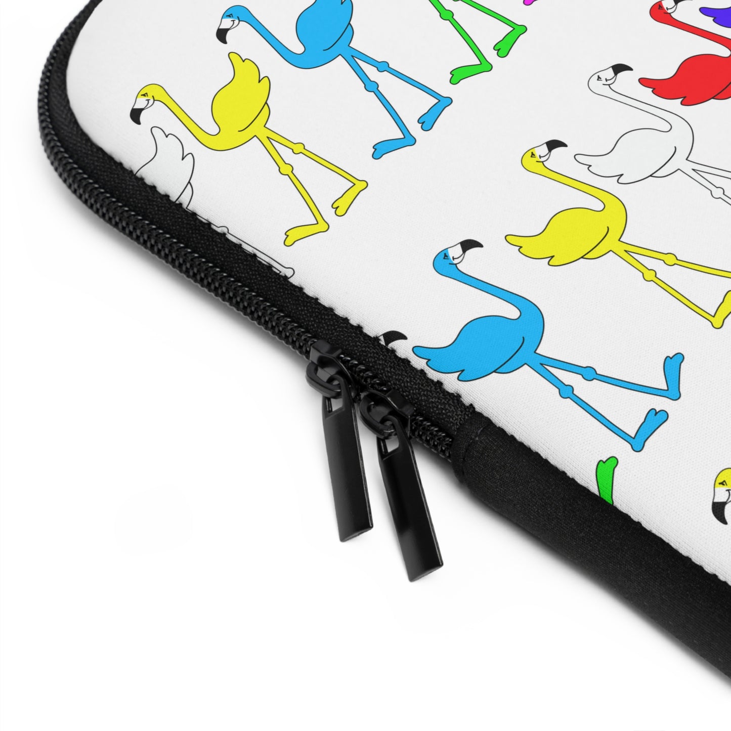 The Rainbow Flamingo Club Laptop Sleeve