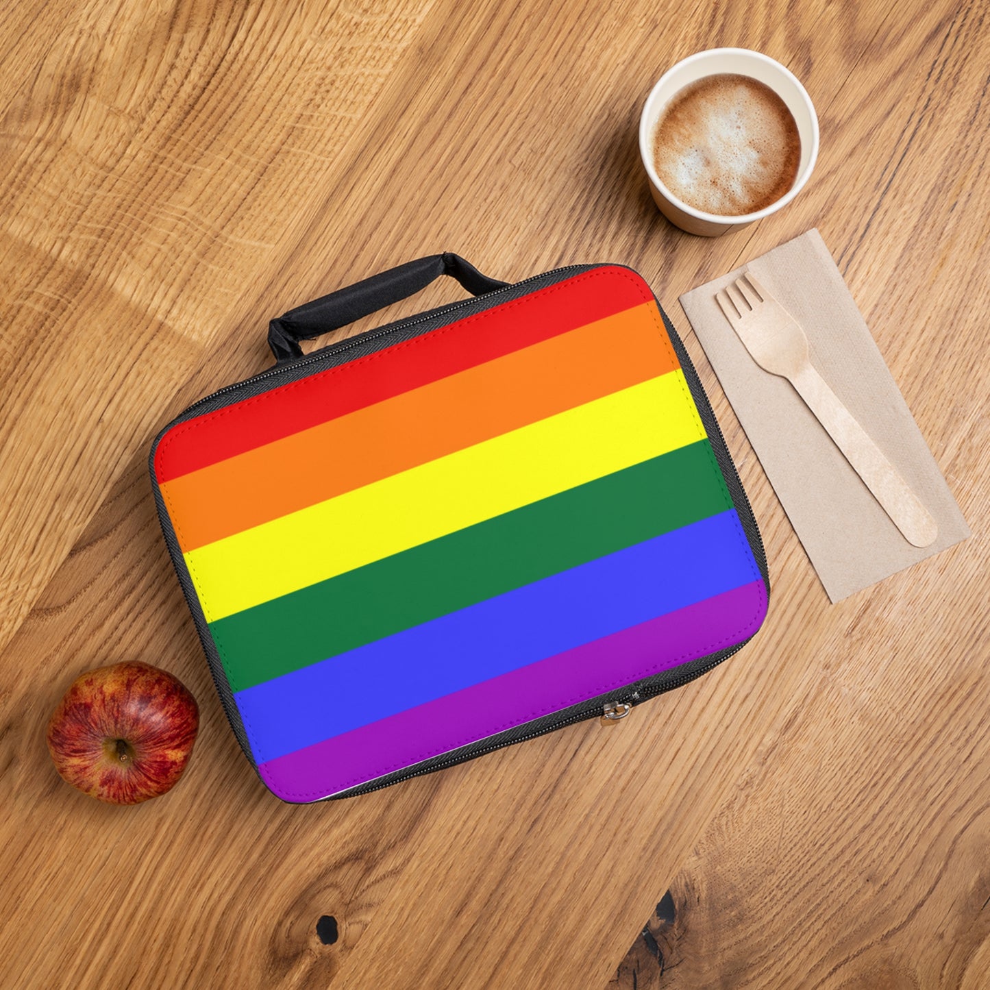 Gay Pride Rainbow Insulated Lunch Bag