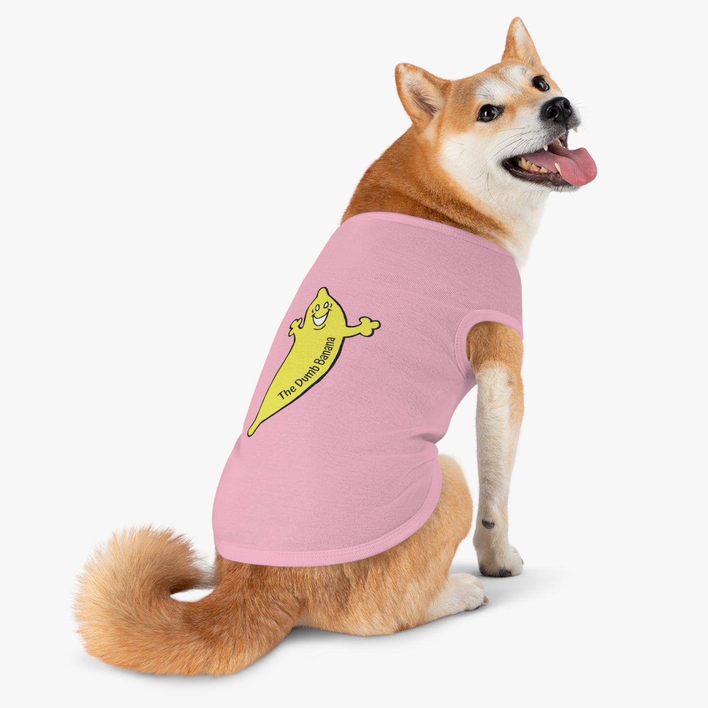 The Dumb Banana Pet Tank Top - For all dogs who love going in banana style and looking good!!!