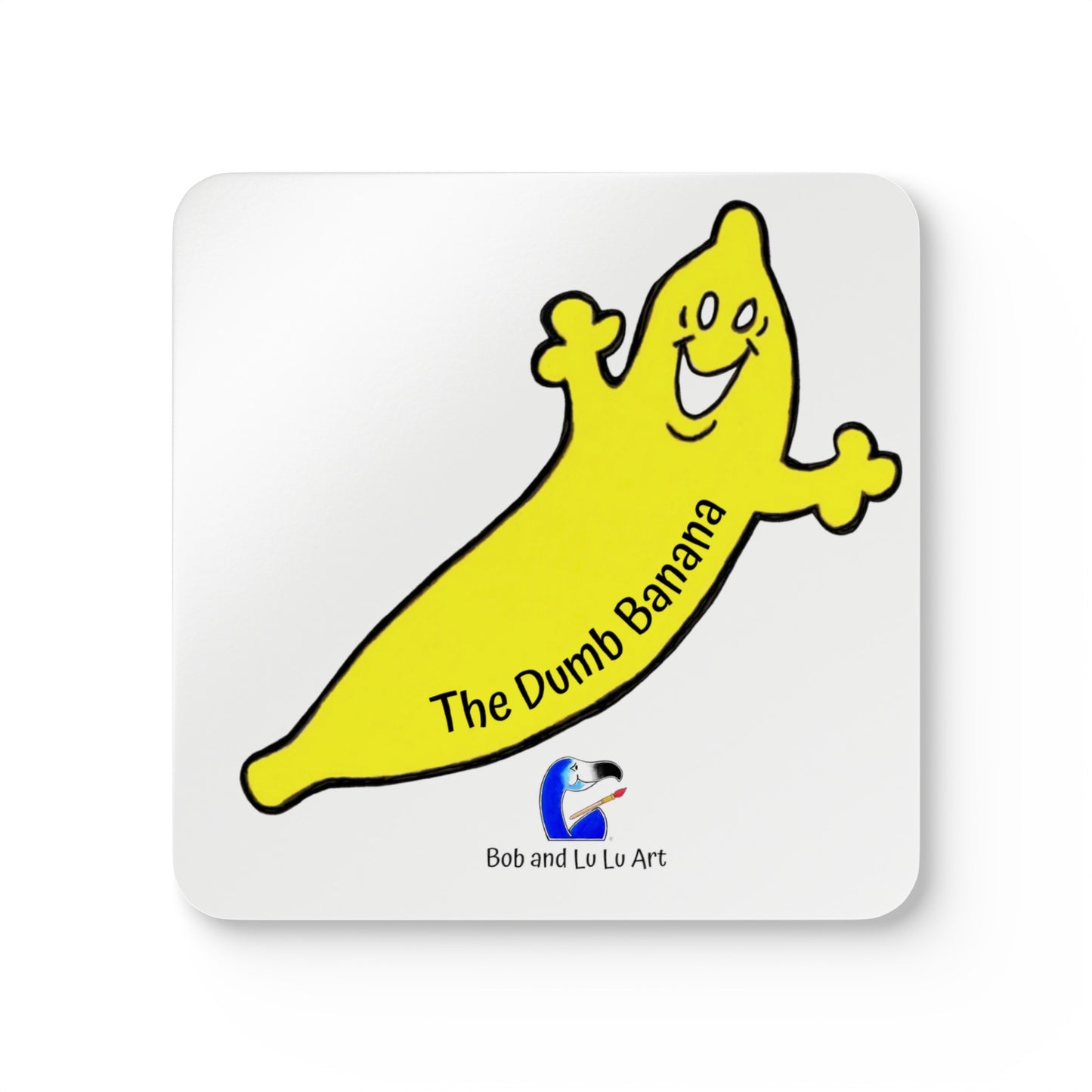 THE DUMB BANANA Corkwood Coaster Set of Four - Simply amazing!!!