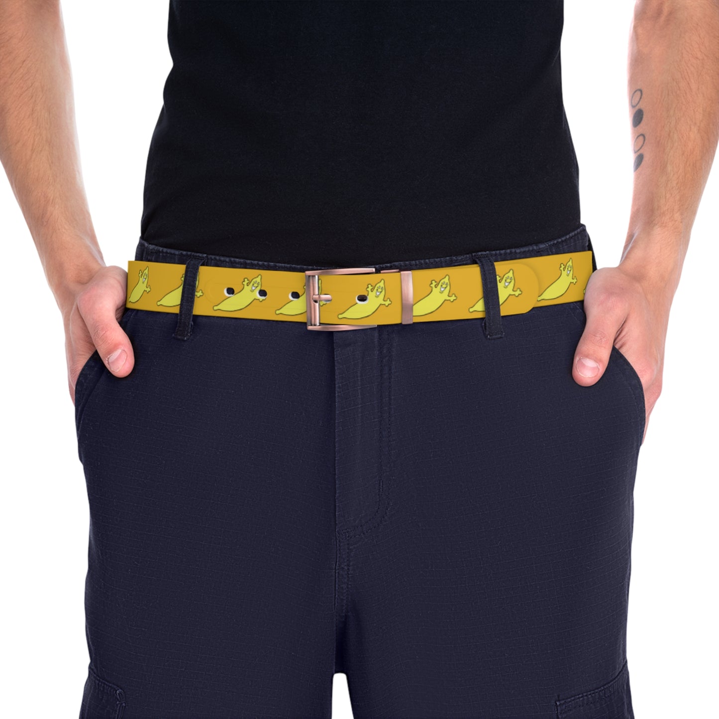 THE DUMB BANANA BELT in Yellow by The Dumb Banana - It's a banana of a belt!!!