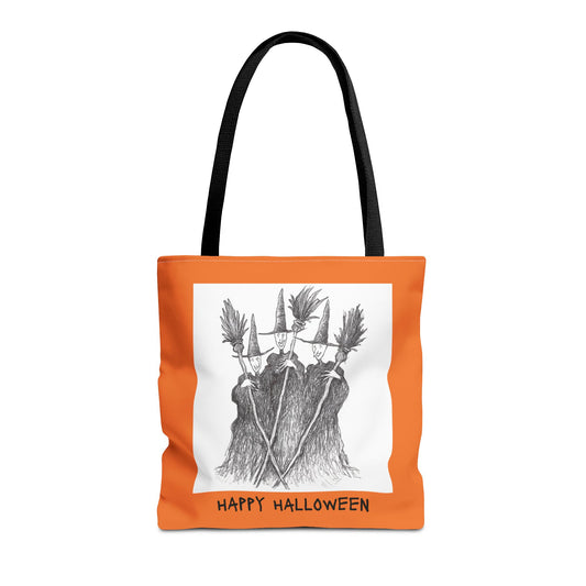 THE WITCHES - Happy Halloween Trick or Treat Candy Tote Bag