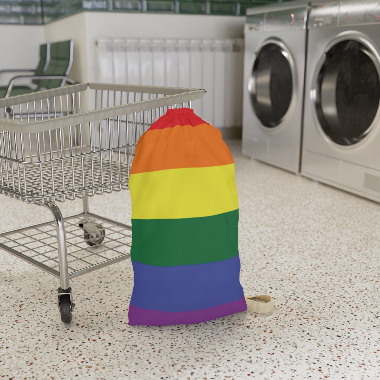 Gay Pride Rainbow Laundry Bag