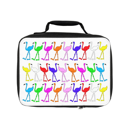 Flamingos Come In All Colors Insulated Lunch Bag