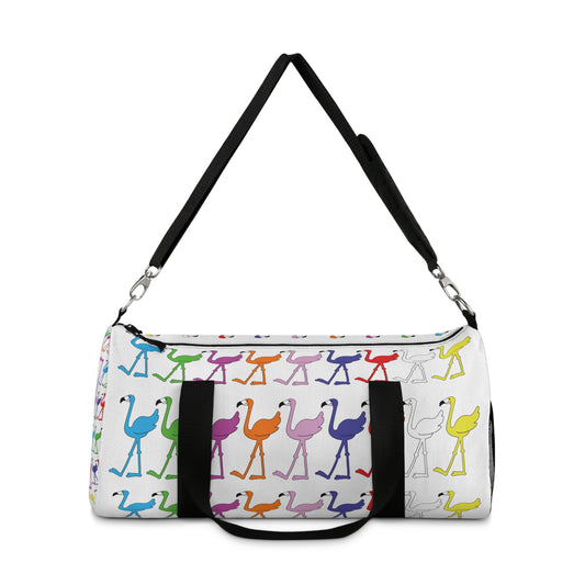 Flamingos Come In All Colors Duffel Bag