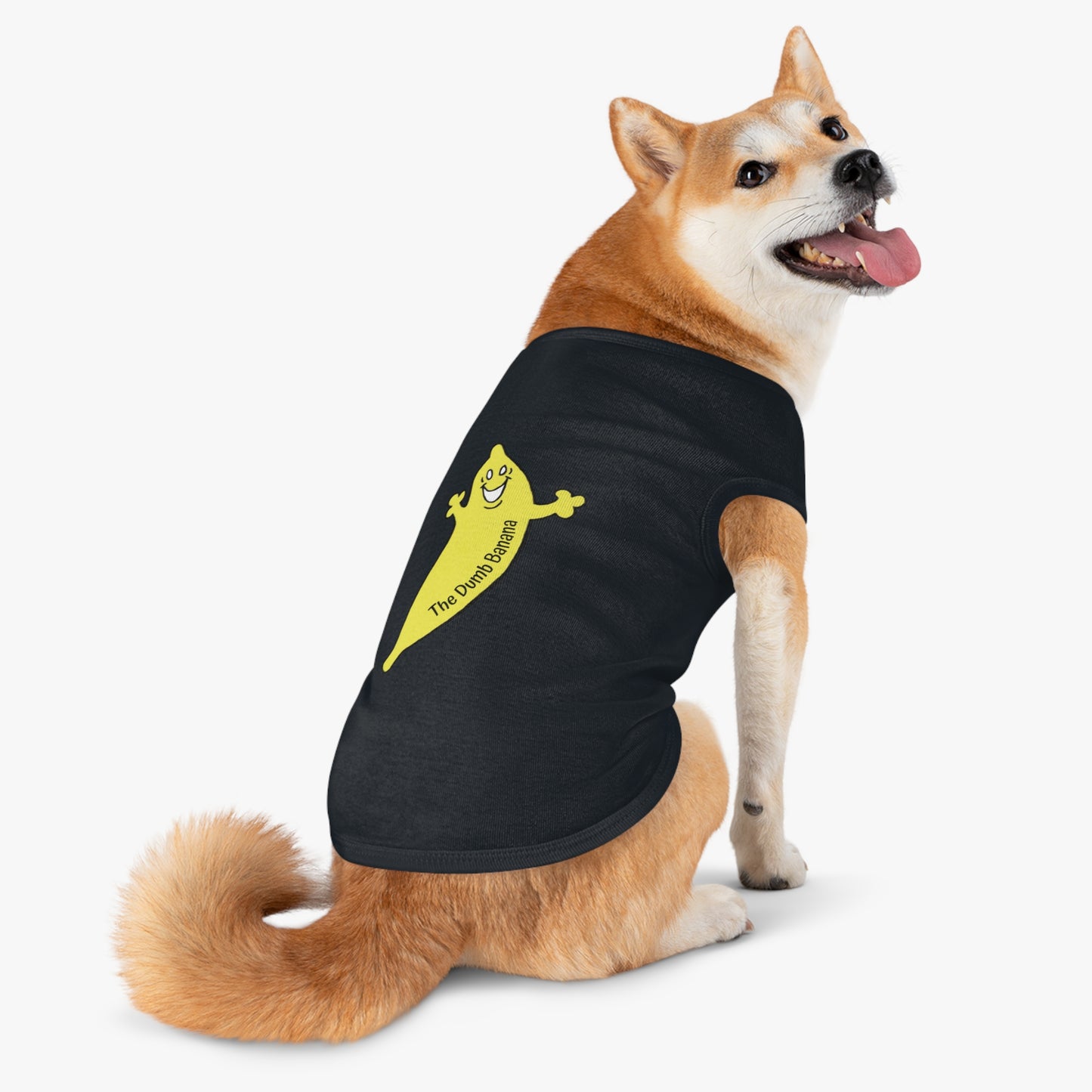 The Dumb Banana Pet Tank Top - For all dogs who love going in banana style and looking good!!!