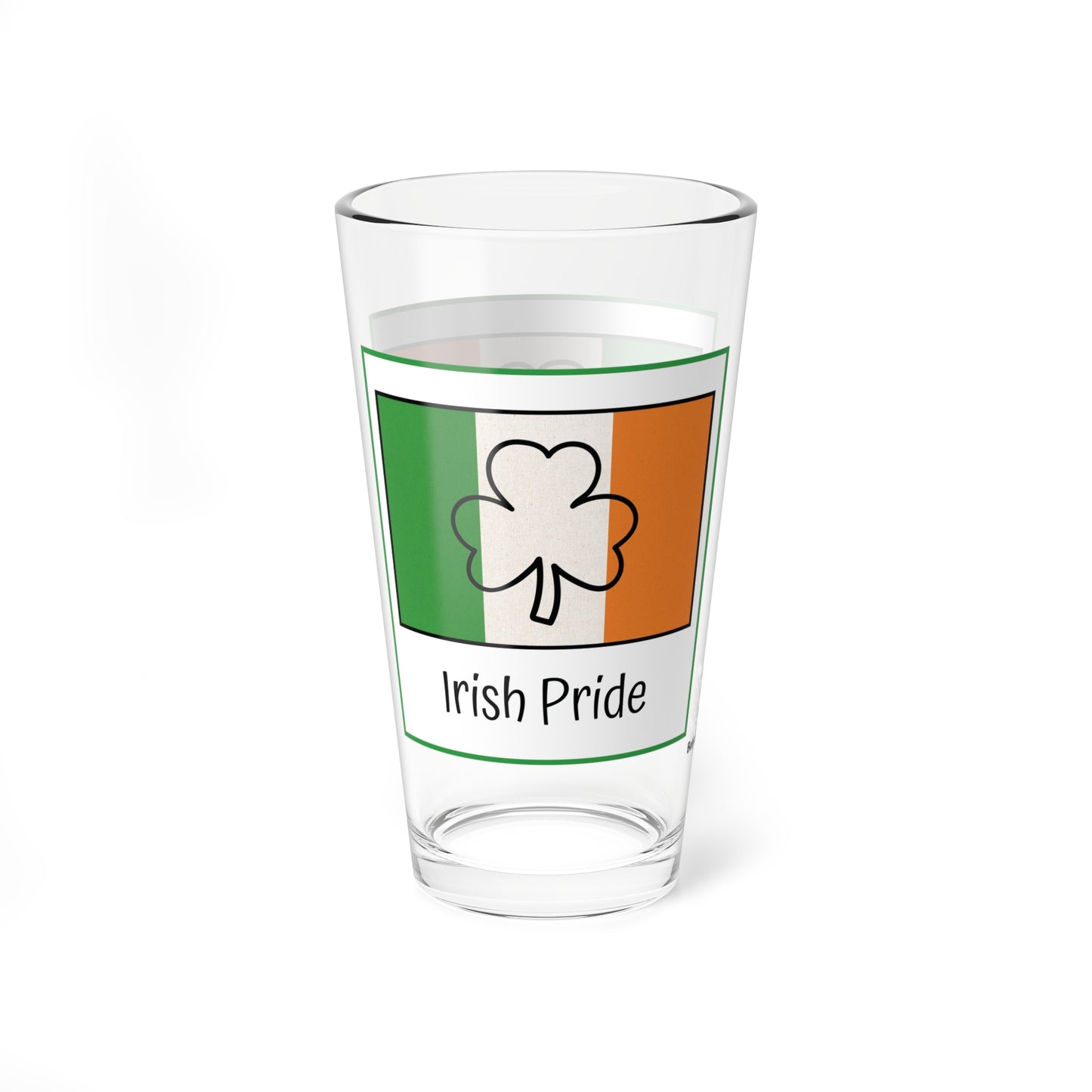 Irish Pride 16oz Glass Cup