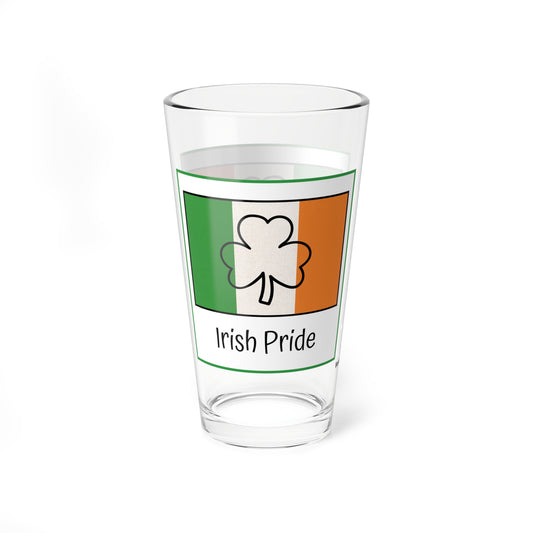 Irish Pride 16oz Glass Cup