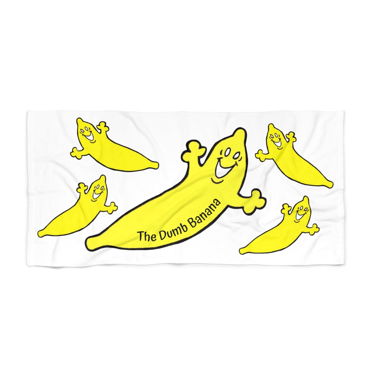 The Dumb Banana and Friends Beach Towel - Life just doesn't get better when you're on the beach with a banana!!!