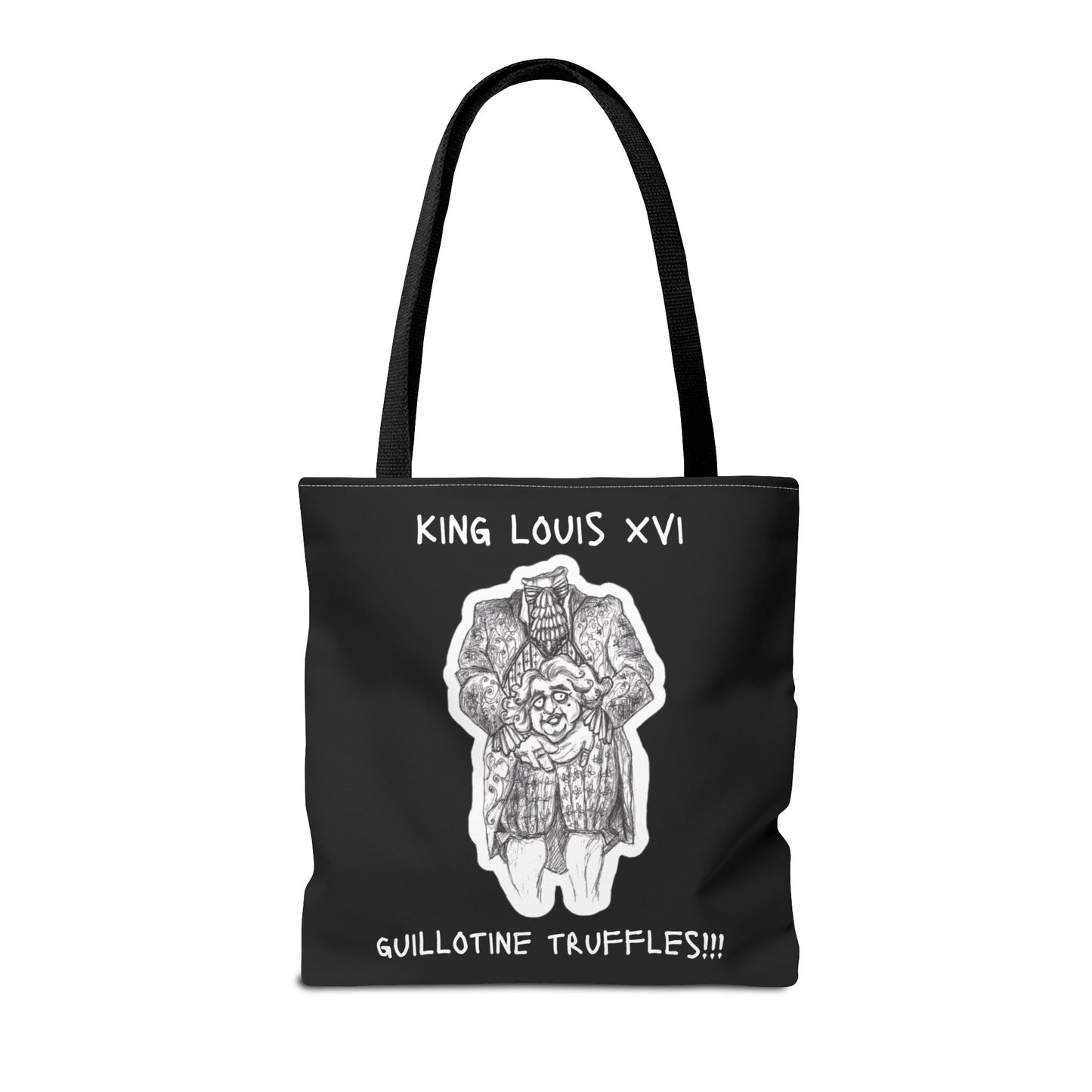 KING LOUIS XVI - "Guillotine Truffles!!!" Trick or Treat Candy Tote Bag