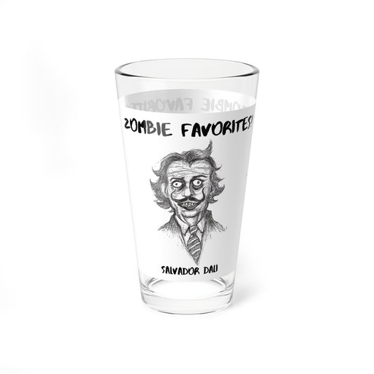 Zombie Favorites - The "Salvador Dali" Halloween 16oz Glass Cup