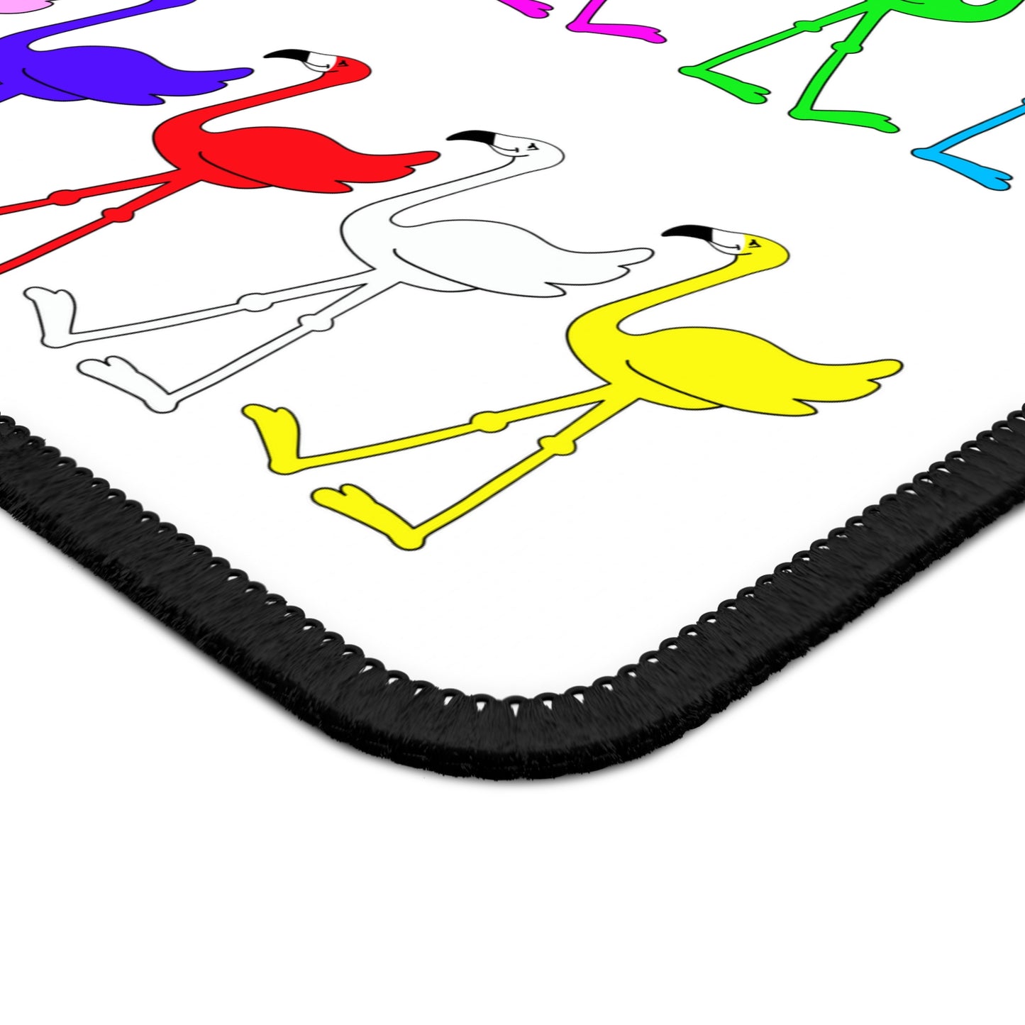 The Rainbow Flamingo Club Gaming Mouse Pad - It's delightfully unique!!!