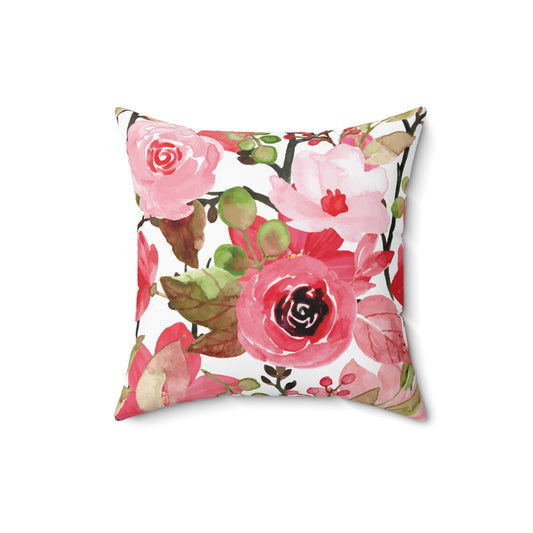 Spring Rose Square Accent Pillow from Miss Daisy's Spring Collection