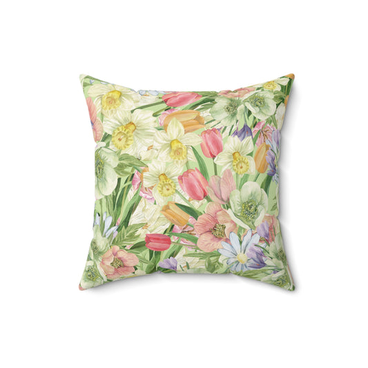 Spring Floral Square Accent Pillow from Miss Daisy's Spring Collection