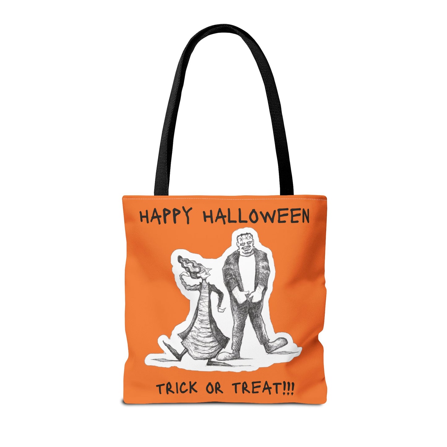 Halloween Disco Fever with the Frankenstein's!!! - The Happy Halloween Trick or Treat Candy Tote Bag