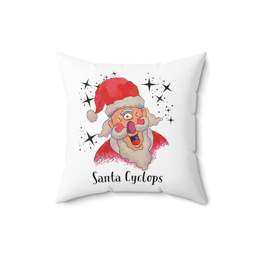Santa Cyclops Accent 16"X16" Square Pillow