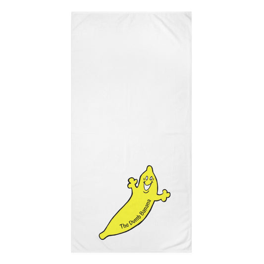 THE DUMB BANANA Beach Party Premium Beach Towel - It's always a beach party with The Dumb Banana!!!