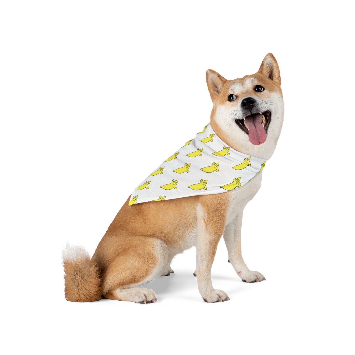 The Dumb Banana Pet Bandana in 2 sizes - It's so cool!!!